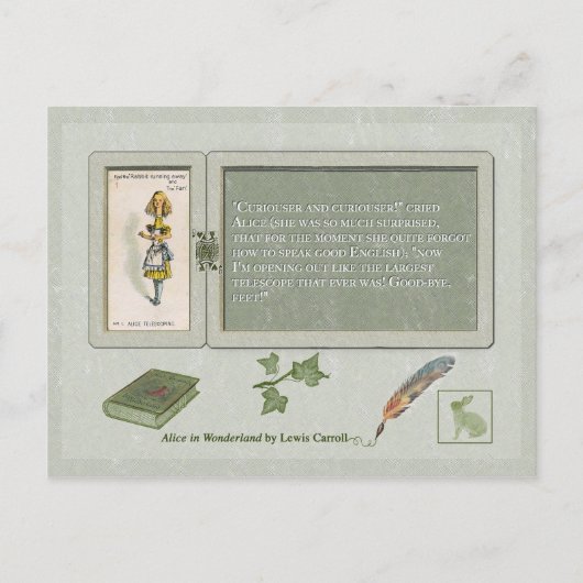 Carte postale Curiouser et Curiouser (Devant)