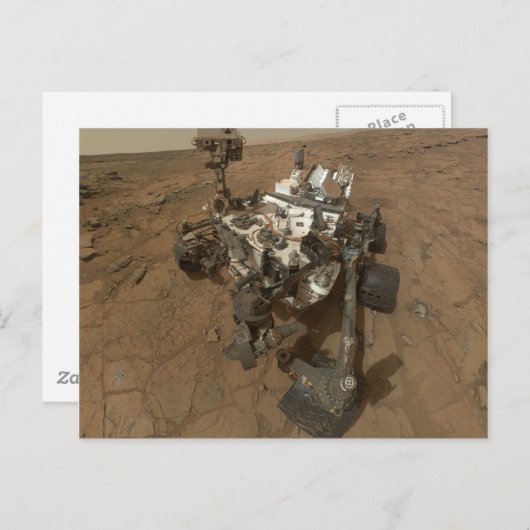 Carte Postale Curiousity Rover (Devant / Derrière)