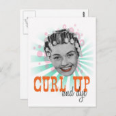 Carte postale Curl Up et Dye (Devant / Derrière)