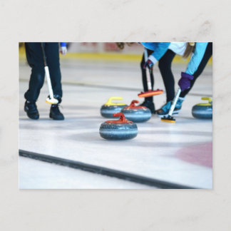 Carte Postale Curling