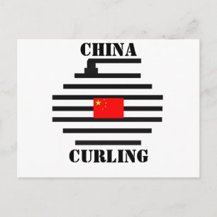 Carte Postale Curling chinois