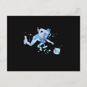 Carte Postale Curling Splash