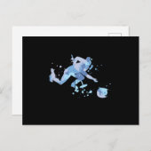 Carte Postale Curling Splash (Devant / Derrière)