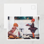 Carte Postale Curly Girl, Jessie Willcox Smith (Devant / Derrière)