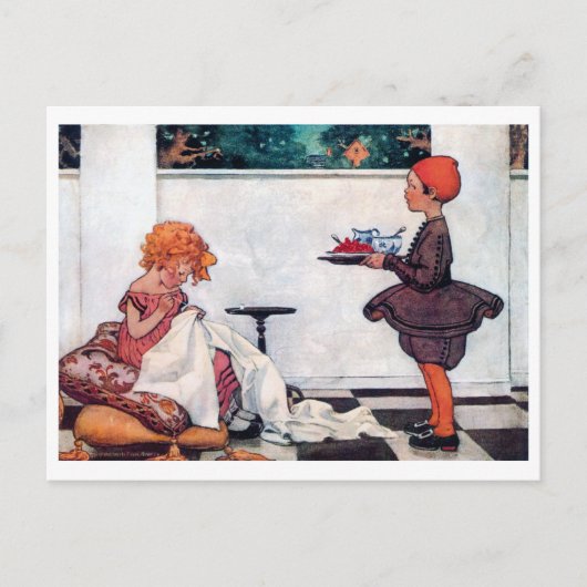 Carte Postale Curly Girl, Jessie Willcox Smith (Devant)