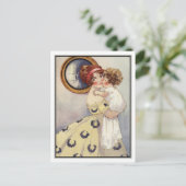 Carte Postale Curly Haired Baby and Mother par Agnes Richardson (Debout devant)