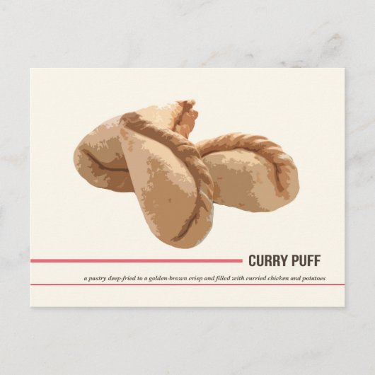 Carte postale Curry Puff (Devant)