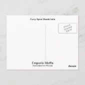 Carte Postale Curry Spice Moods Inde (Dos)