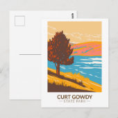 Carte Postale Curt Gowdy State Park Wyoming Vintage (Devant / Derrière)