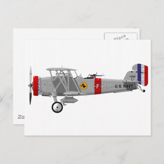 Carte Postale Curtiss F8C-4 Helldiver A5433 (Devant / Derrière)