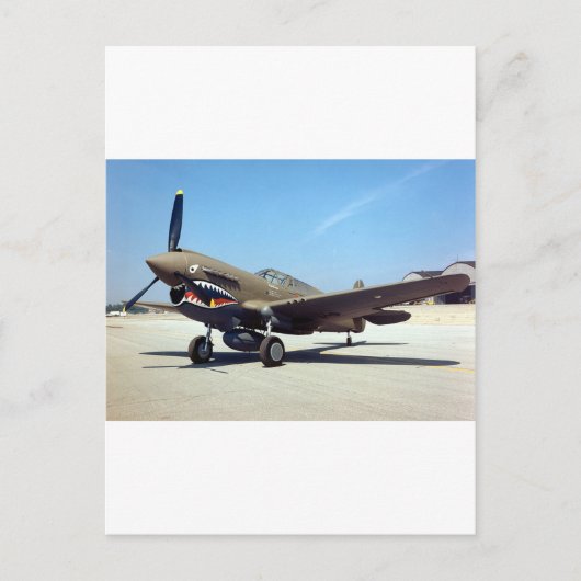 Carte Postale curtiss P-40 tomahawk (Devant)