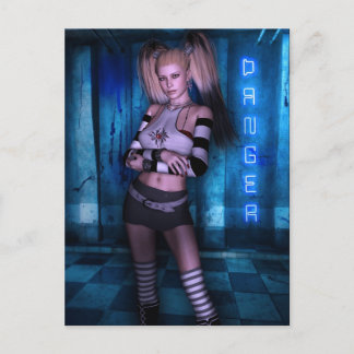Carte Postale Curves dangereuses Gothic Girls™ Imaginaire Pinup