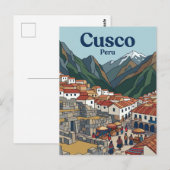 Carte Postale Cusco Pérou (Devant / Derrière)