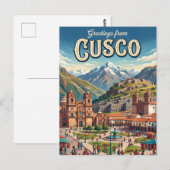 Carte Postale Cusco Pérou (Devant / Derrière)