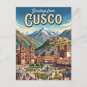 Carte Postale Cusco Pérou