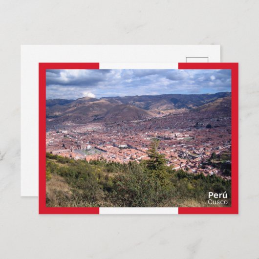 Carte Postale Cusco - Pérou (Devant / Derrière)
