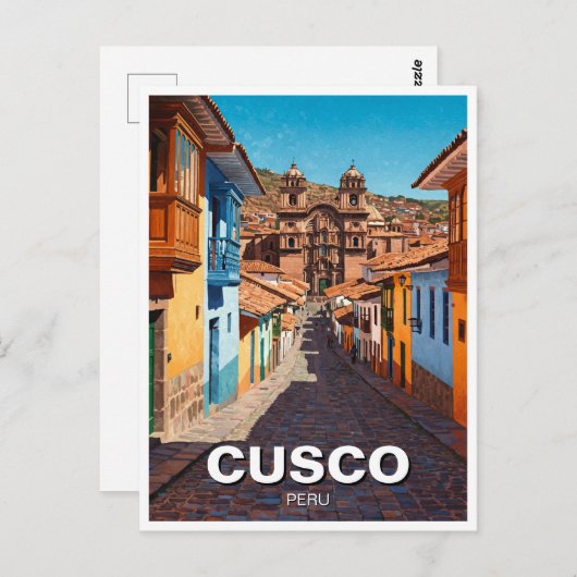Carte Postale Cusco Pérou Voyage (Devant / Derrière)