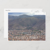 Carte Postale cusco-ville de pérou (Devant / Derrière)