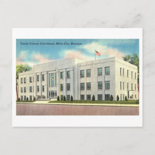 Carte Postale Custer County Court House à Miles City, Montana