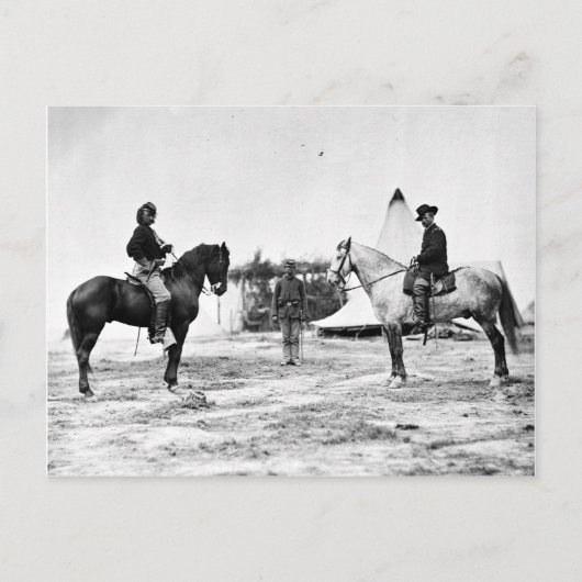 Carte Postale Custer et Pleasanton (Devant)