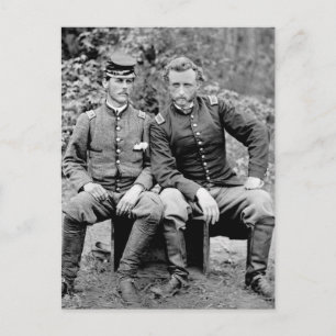 Carte Postale Custer et Prisonnier, 1862