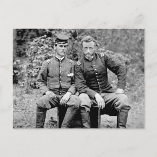 Carte Postale Custer et Prisonnier, 1862