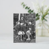 Carte Postale Custer & Friends, années 1860 (Debout devant)