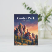 Carte Postale Custer State Park Dakota du Sud (Debout devant)