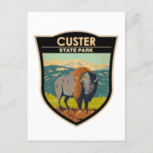 Carte Postale Custer State Park South Dakota American Bison