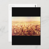 Carte Postale Custer's Last Fight', Unknown_Art of America (Devant / Derrière)