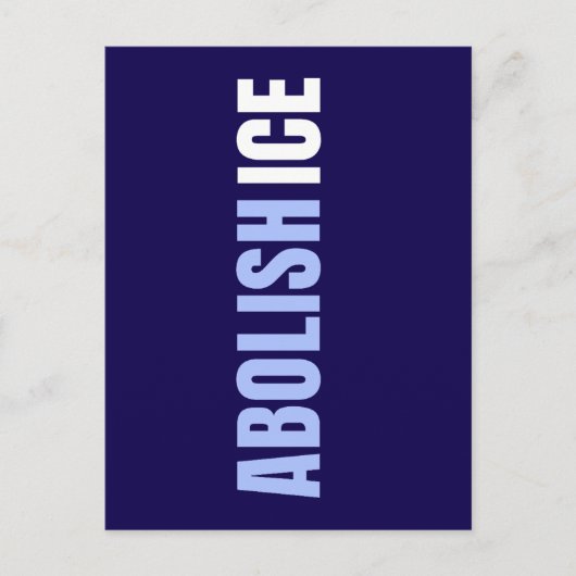 Carte Postale Custom Anti Abolish ICE Political Postcard (Devant)