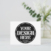 Carte Postale custom bulk wedding favors (Debout devant)