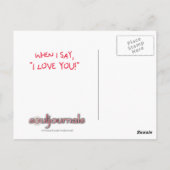 Carte Postale Custom I'm not a Lion Postcard (Dos)