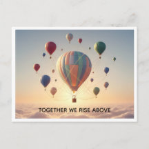 Custom Motivational Quote post card