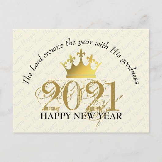 Carte Postale Custom | New year (Devant)