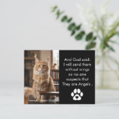 Carte Postale Custom Pet Memorial Photo Postcard (Debout devant)