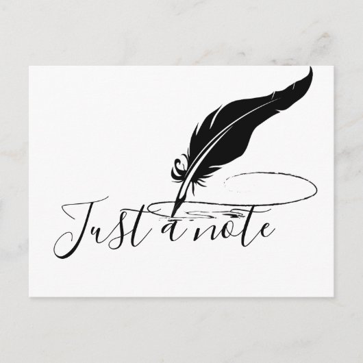 Carte Postale Custom quill (Devant)