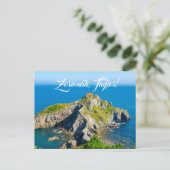 Carte Postale Custom, San Juan de Gaztelugache, Pays Basque : (Debout devant)