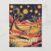 Carte Postale Custom Text Joshua Tree Wildlife Roadrunner Desert (Devant)