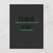 Carte Postale Custom Text & Upload Your Photo Personalized (Devant)