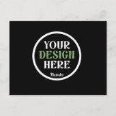 Carte Postale custom, unique, sleek & minimalist hershey®'s kiss (Devant)