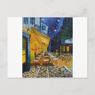 Carte Postale Custom Van Gogh Café Terrasse Art Vintage