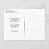 Carte Postale Custom Winter Wonderland Paysage peinture d'art (Dos)