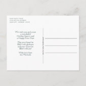 Carte Postale Custom Winter Wonderland Paysage peinture d'art (Dos)