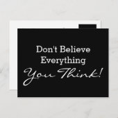 Carte Postale Custom your funny saying or wisdom (Devant / Derrière)