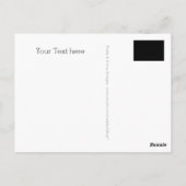 Carte Postale Custom your funny saying or wisdom (Dos)