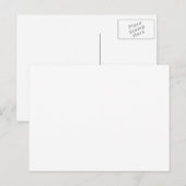 Carte Postale Customise-Le ! Base Motif solide (Devant / Derrière)