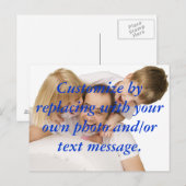 Carte postale customisée (Devant / Derrière)