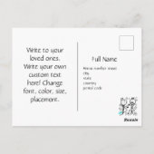 Carte postale Customisée House of Cards (Dos)