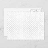 Carte Postale Customiser facilement la couleur des mini-Pois gri (Devant / Derrière)